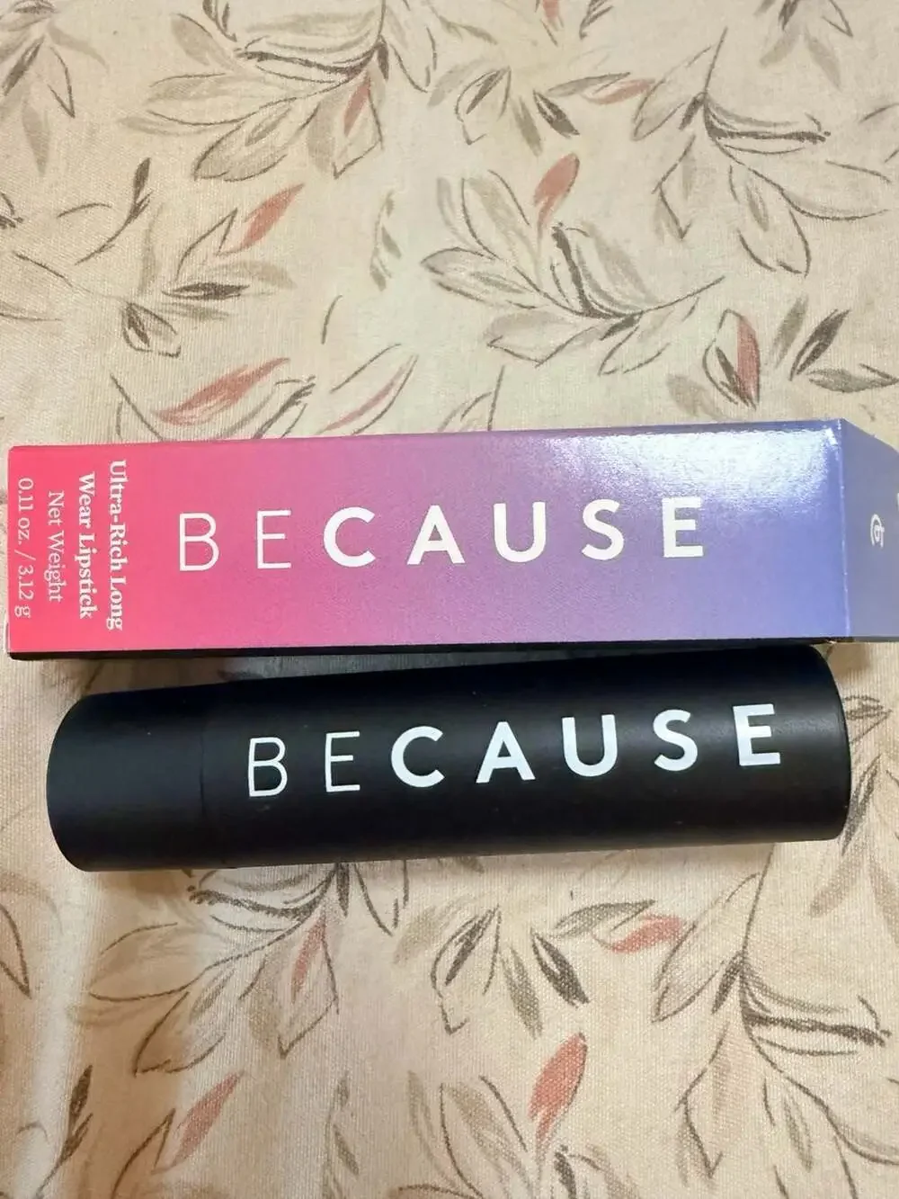 Because Ultra-Rich Long Wear Lipstick
